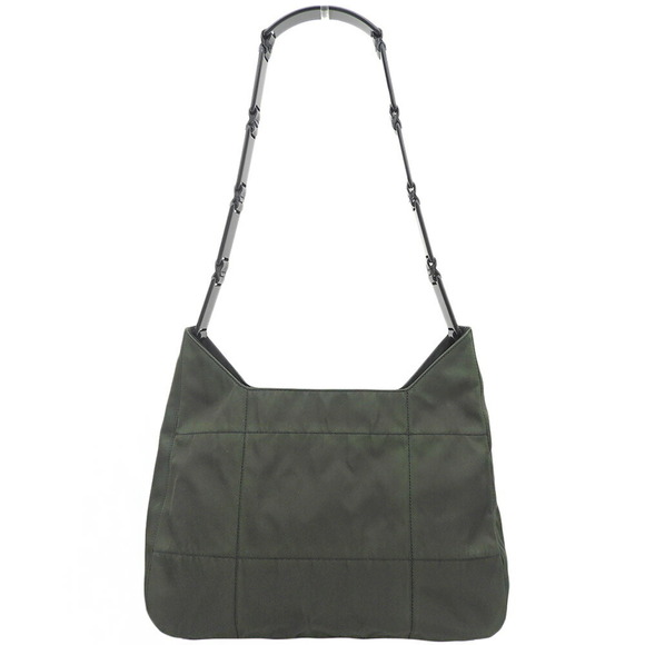 PRADA Handbags - Prada patchwork quilted plastic shoulder bag, green x black